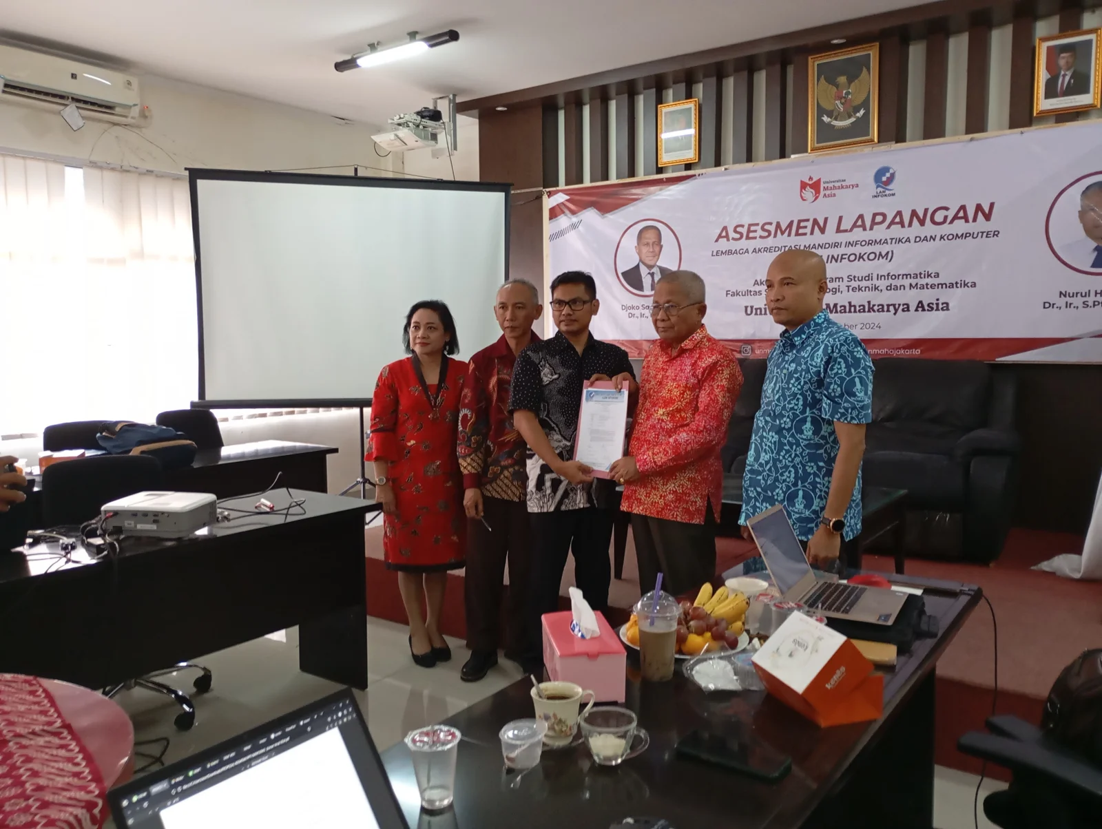 Visitasi Akreditasi Program Studi Informatika Universitas Mahakarya Asia